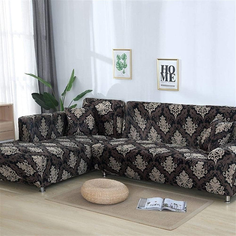 Quirky Hub L Shape Premium Quality Imported Fabric Sofa Cover