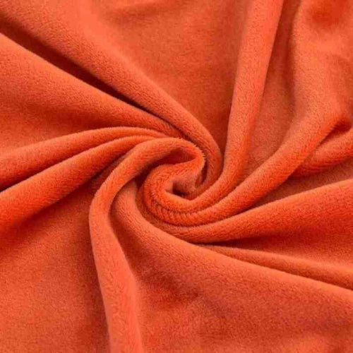 Quirky Hub Premium Wrinkle-Free Stretchable | Washable Plain Velvet Chair Covers | Light Orange (QHCC-169)