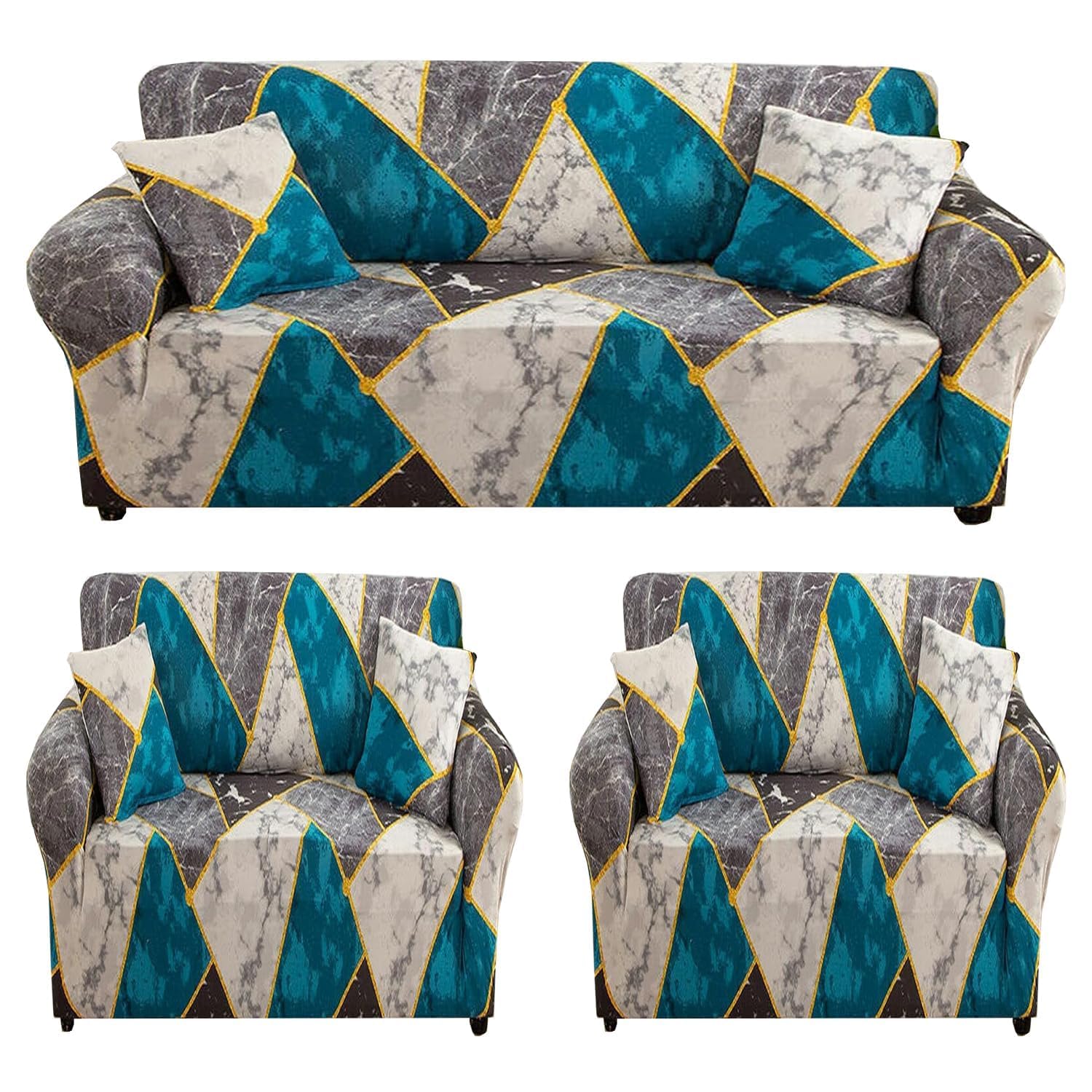 Quirky hub Exclusive Premium Spandex Fabric Fitted Stretchable Sofa Cover