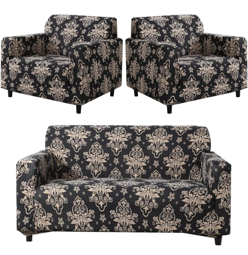 Quirky hub Exclusive Premium Spandex Fabric Fitted Stretchable Sofa Cover